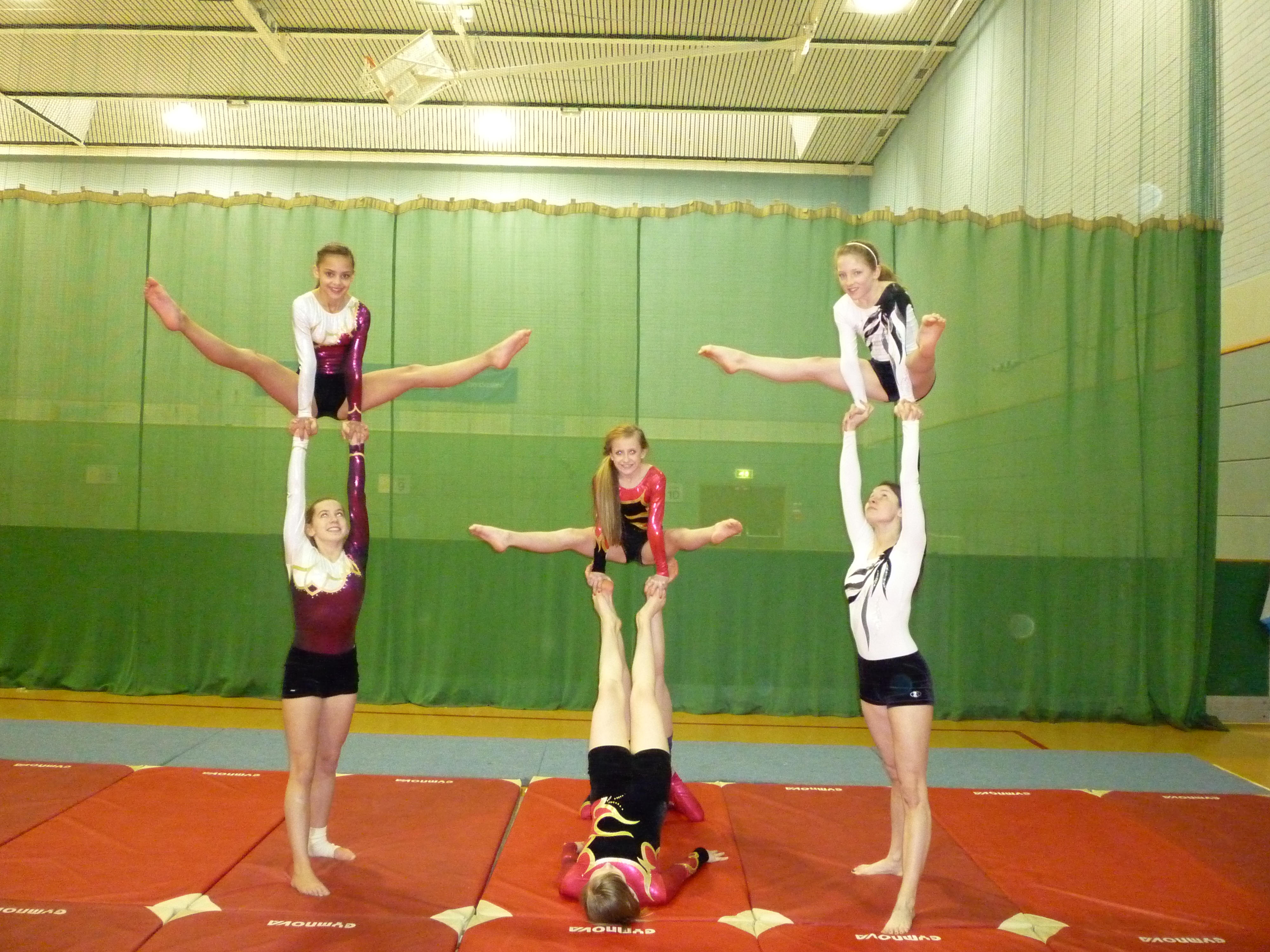 Sarah and Holly, Emma, Fiona and Codie, Emma and Ellie