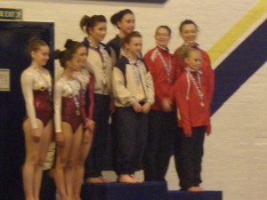 Grade 3 WG of Laura Mcmillan, Sarah Finlay and Holly Kelly win bronze in Balance